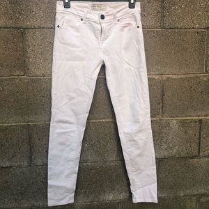 FREE PEOPLE White Skinny Jeans SZ26